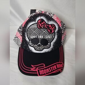 Monster High Monster Chic Hat Target Exclusive Snapback Skullette Fair Isle Rare